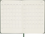 Еженедельник на 2025 год Moleskine Classic (DHK1512WN2) 9х14см твердая обложка зеленый