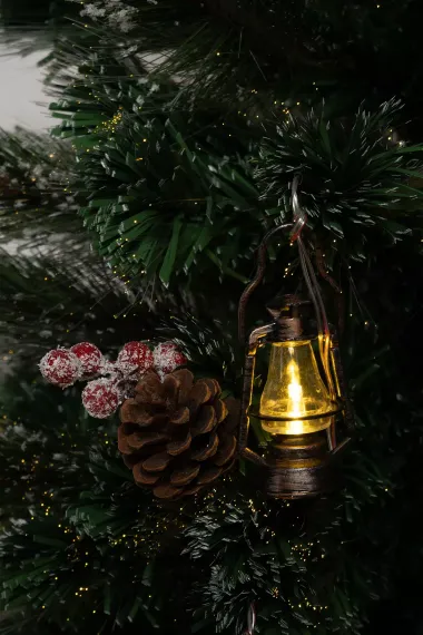 Оптоволоконная елка с LED лампочками Рождественские Огни 180 см., леска+пвх, контроллер (Т2301-180)