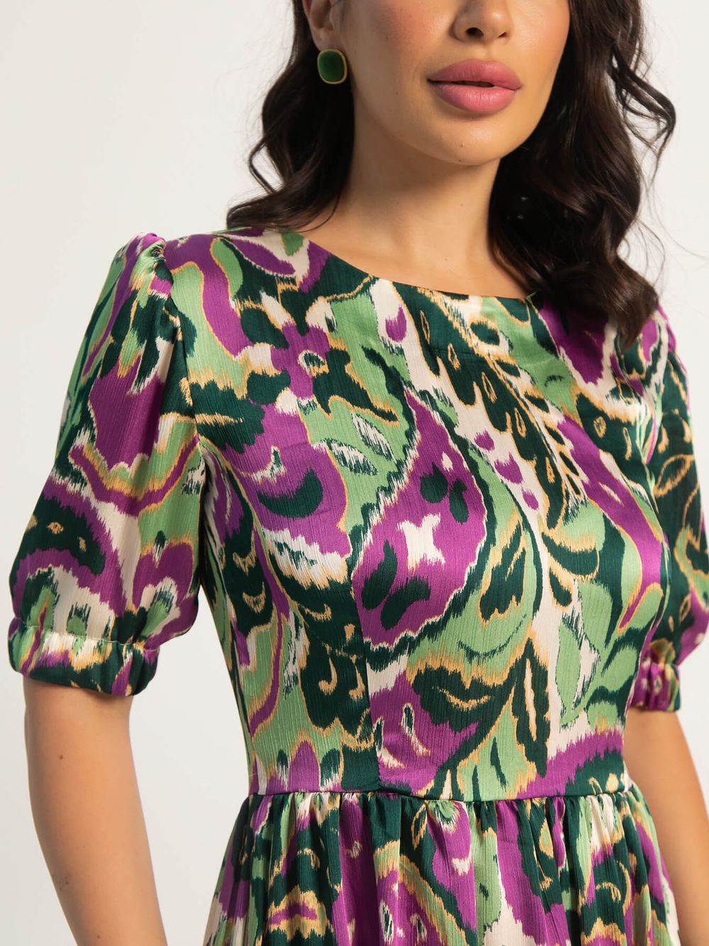 Платье Очарование лета (зелено-фиолетовое) П16065-45М LT Collection