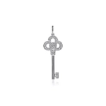 Подвеска из белого золота с бриллиантами, Tiffany 💎key. В наличии
