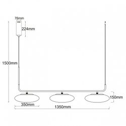 Подвесной светильник DeMarkt Ауксис 2 722010803