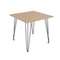 21ELEGANT.008 Стол обеденный квадратный ELEGANT (800*800*731)