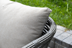 "Валенсия" лаунж-зона из искусственного ротанга, цвет серый