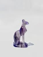 Фигурка кошки из флюорита в египетском стиле L
