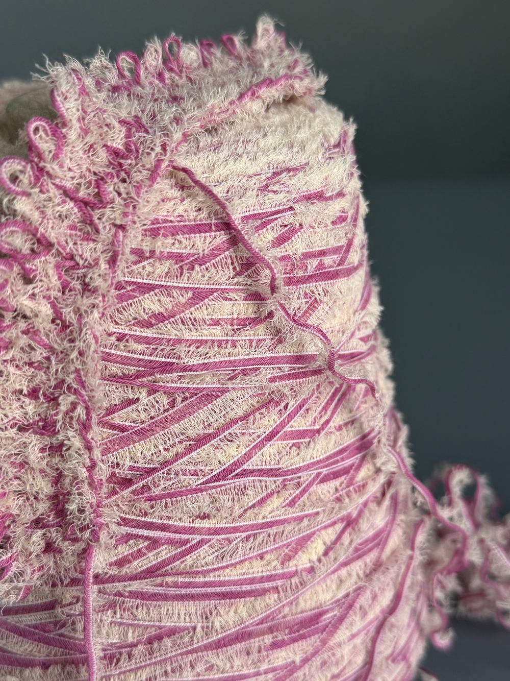 Пряжа BE.Mi.VA MUSK 1,8 (70% хлопок, 30% па), 180м/100 гр, ирис реснички