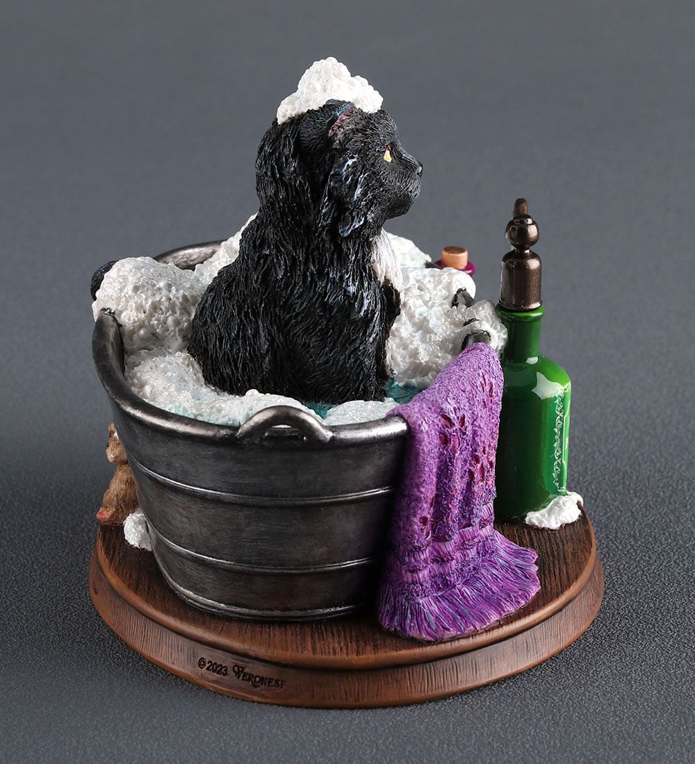 Veronese WS-1357 Статуэтка «Кот - Банный час» (Лиза Паркер)