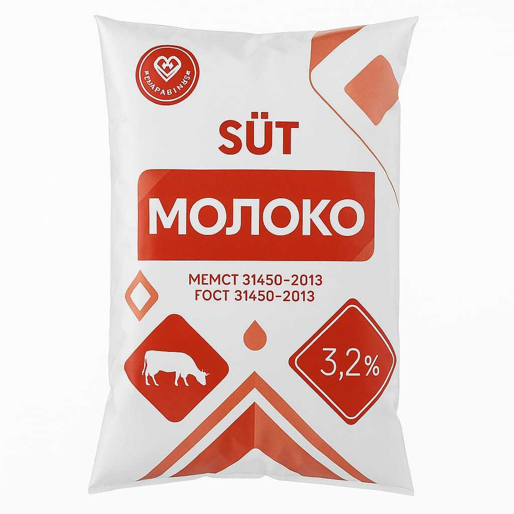 Молоко Новое Садовое 900 мл тфа
