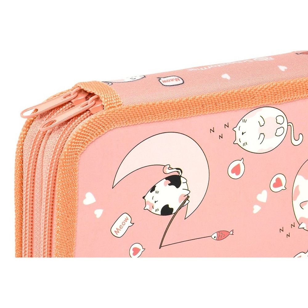 Пенал 2 отделения 190х105 Schoolformat Cats in Clouds софттач