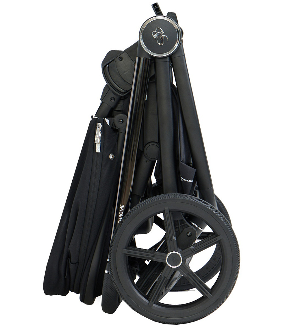 Детская коляска Sweet Baby Elegante 3 в 1 Chrome Black