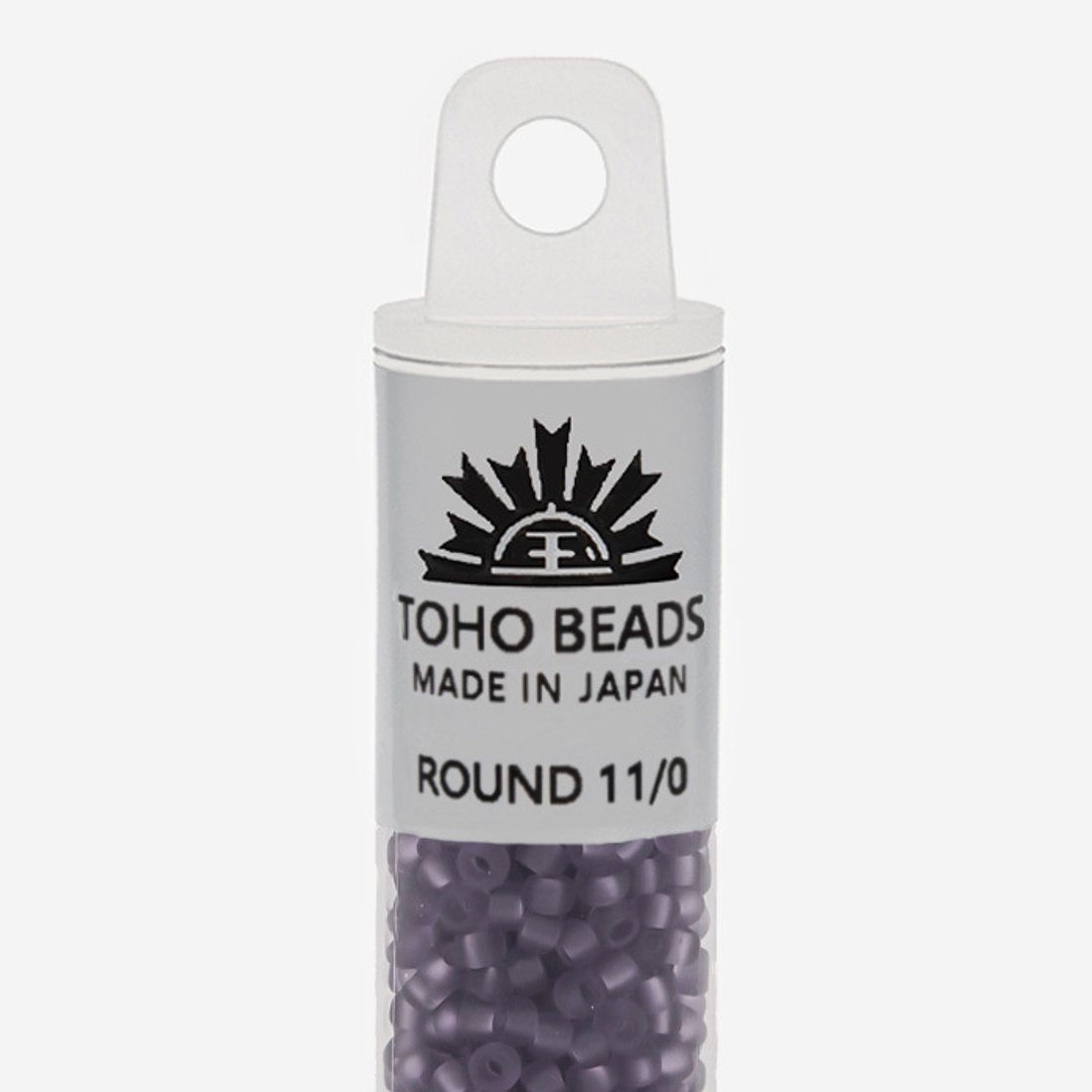 Японский бисер TOHO Round 11/0 (№19F), прозрачный матовый