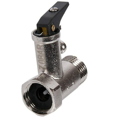 Клапан предохранительный, 1/2&quot; 7 бар, 0.7 МПа, C/Leva B 2, черная ручка, Thermowatt
