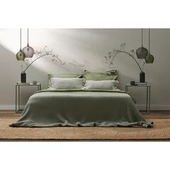 Светильник подвесной каскадный Aurora, Ø40 см, зеленый/серый