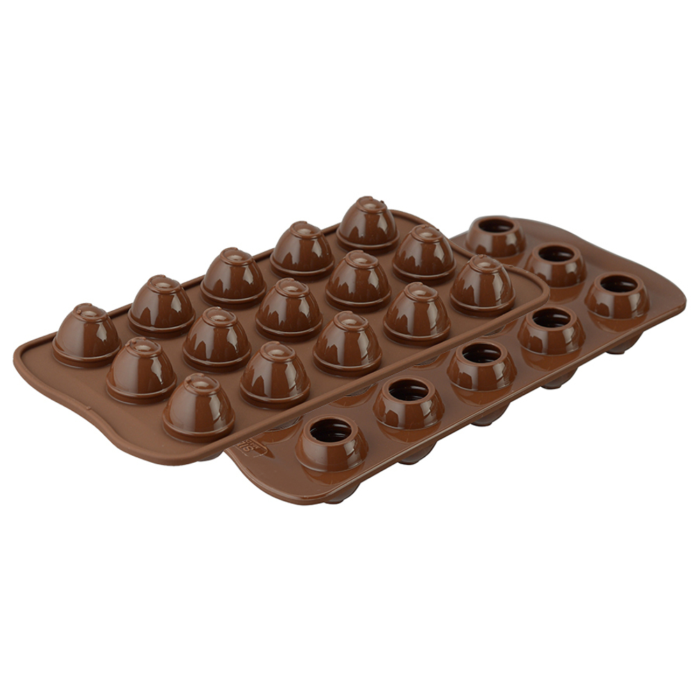 Форма для приготовления конфет choco spiral силиконовая