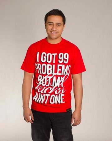 Футболка Sneaktip 3D 99 Problems красная