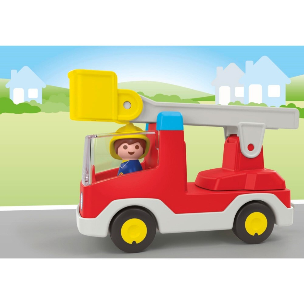 Playmobil - Юношеская пожарная машина с лестницей 71683 / артикул   71683  / GTIN 4008789716835