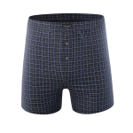 Хлопковые боксеры plus size с гульфиком (Размер: 5X) (Цвет: разноцветный)