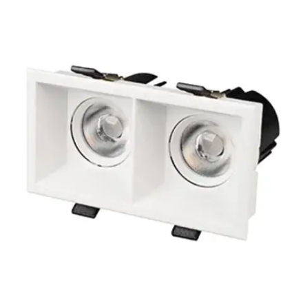Светильник MS-FLOW-BUILT-S157x85-2x6W Day4000 (WH, 55 deg, 230V) (Arlight, IP20 Металл, 5 лет) 060936