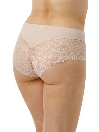 Трусики-слипы с высокой посадкой (Размер: 42) (Цвет: пудровый)