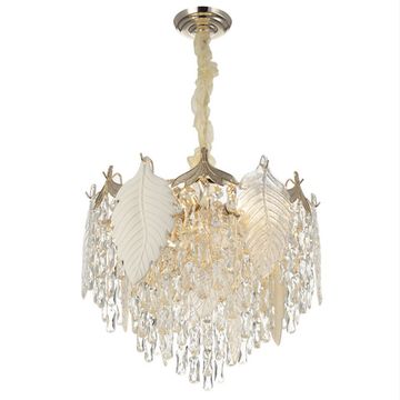 Люстра хрустальная подвесная 10*Е14 CL309252 золото Darby Citilux