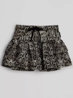 Юбка-шорты питоновая спортивная для девочки