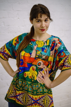 Футболка "Миро", по мотивам картины "Банкет" Жоана Миро