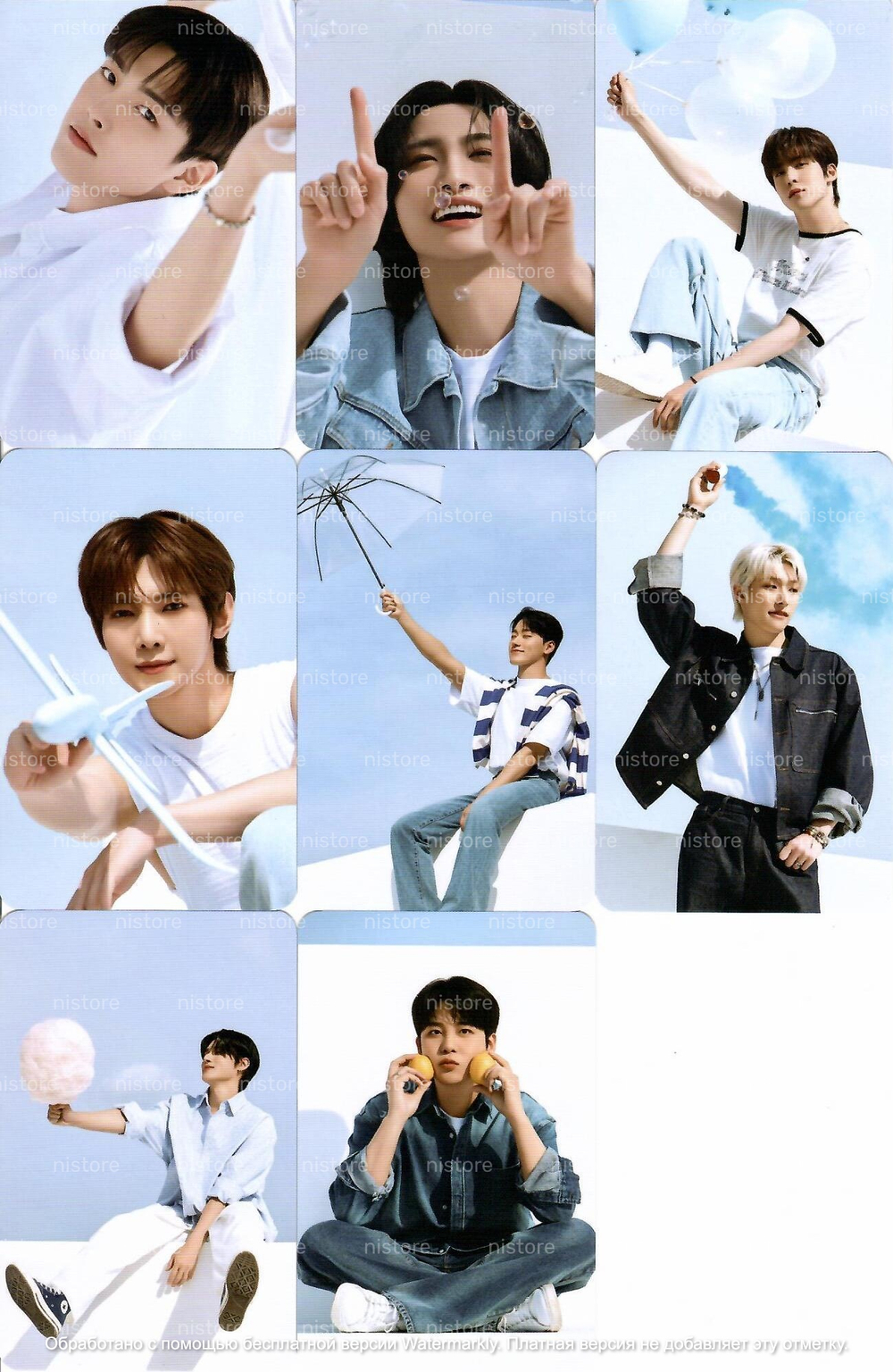 Фотокарты ATEEZ Nacific Summer Vibe (concept)