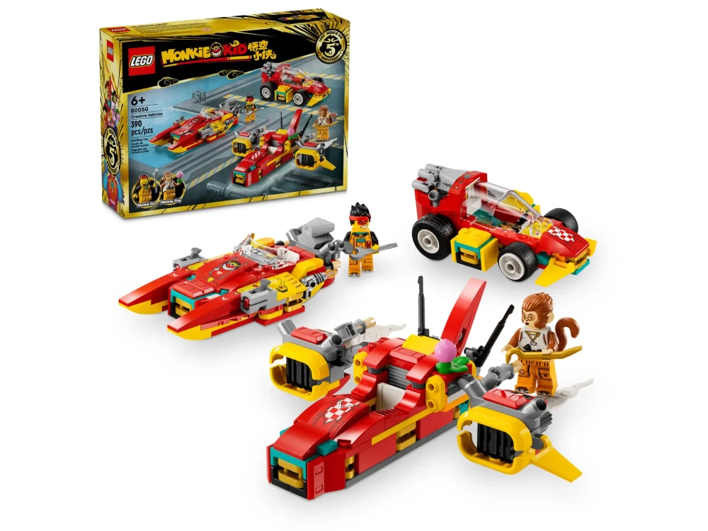 Конструктор LEGO Monkie Kid 80050 Creative Vehicles