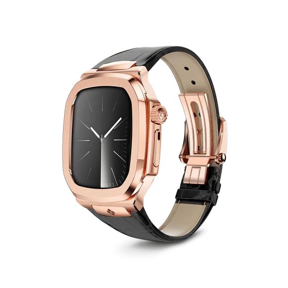 Корпус для Apple Watch ROYAL45 - Rose Gold Leather
