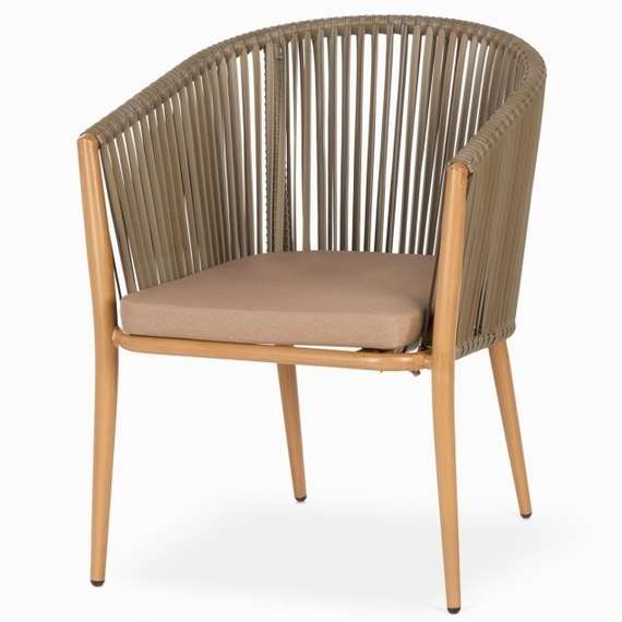 Уличное кресло Cara, светло-коричневый