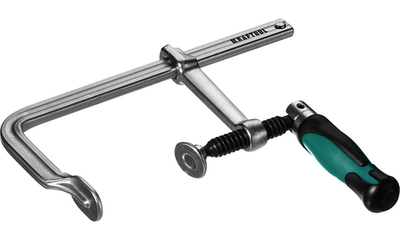 KRAFTOOL Forge FF-200/100, 100 х 200 мм, цельнокованая струбцина F (32014-100-200)