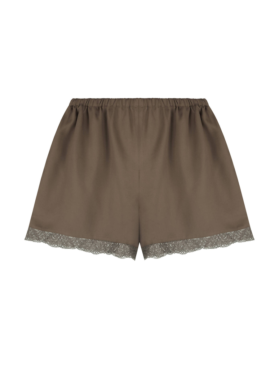 Шорты с кружевом