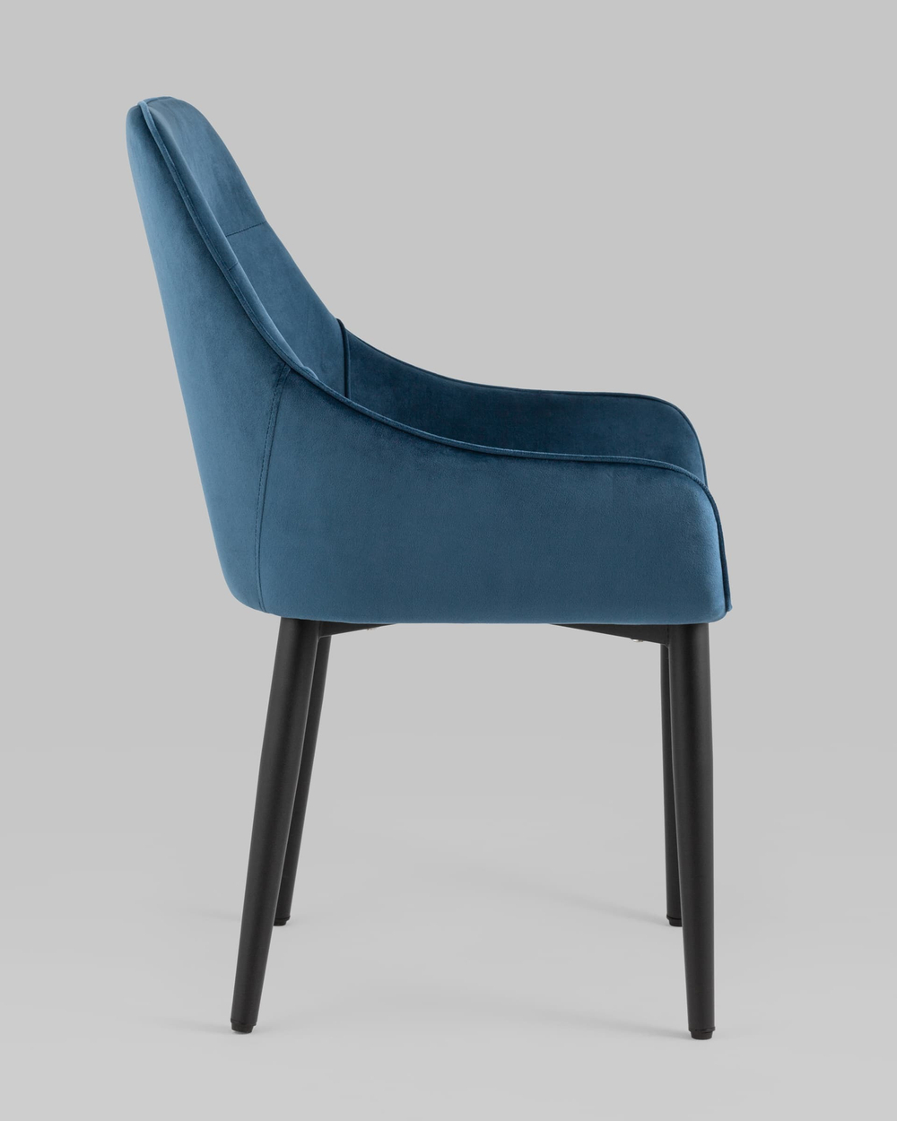 Стул Диана велюр сине-зеленый