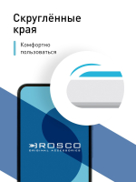 Защитное стекло ROSCO для Samsung Galaxy A15 (арт.SS-A15-FSP-GLASS-BLACK )