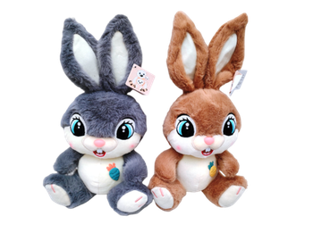 Мягкая игрушка Зайчик морковка в ассорт. 35см