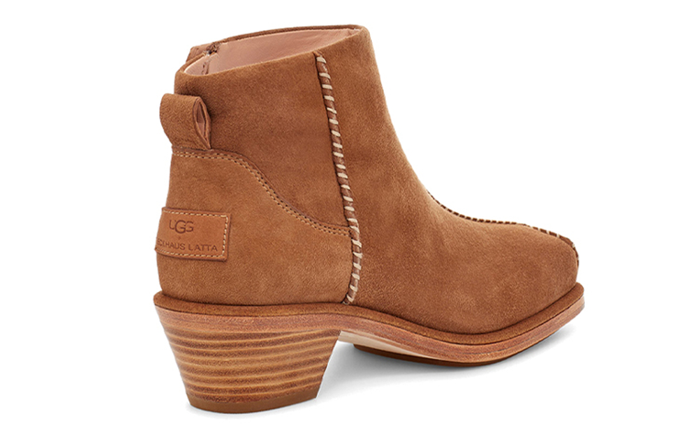 UGG + Eckhaus Latta Block Cowboy Boot "Chestnut" Women"s