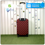 Маленький чемодан L'Case Phatthaya, бордовый, S