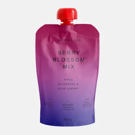 Пюре фруктовое Nutrino Lab яблоко-черника-вишня 200г