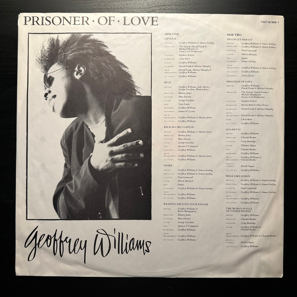 Geoffrey Williams - Prisoner Of Love (Германия 1989г.)
