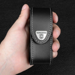 Чехол кожаный Victorinox для ножа 91 мм толщиной 2-4 уровня, черный