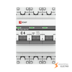 Автоматический выключатель 3P 4А (C) 4,5kA ВА 47-63 EKF PROxima