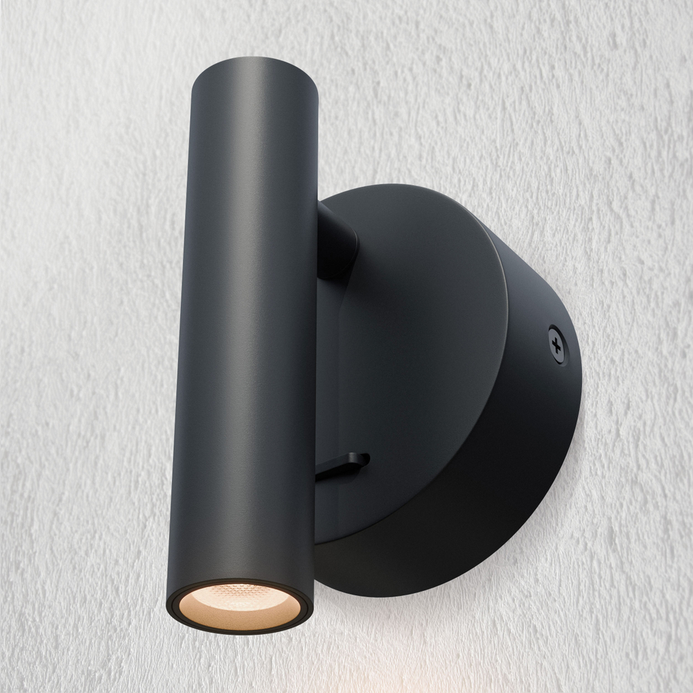 200547 Бра OMEGA LED 3W 170LM G ЧЕРНЫЙ 4000K