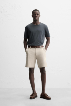 ZARA БАЗОВАЯ ФУТБОЛКА LIGHTWEIGHT, СИНИЙ