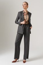 1896 Жакет женский (темно-серый полоска)