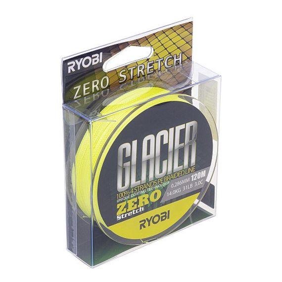 Шнур GLACLER ZERO-120M 3,0/d-0.286mm yellow Ryobi