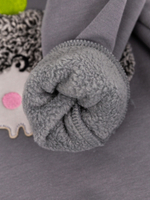 Костюм серый "Ежик" с утеплением