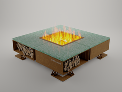 Очаг для костра Elbrus Басег, 200 см