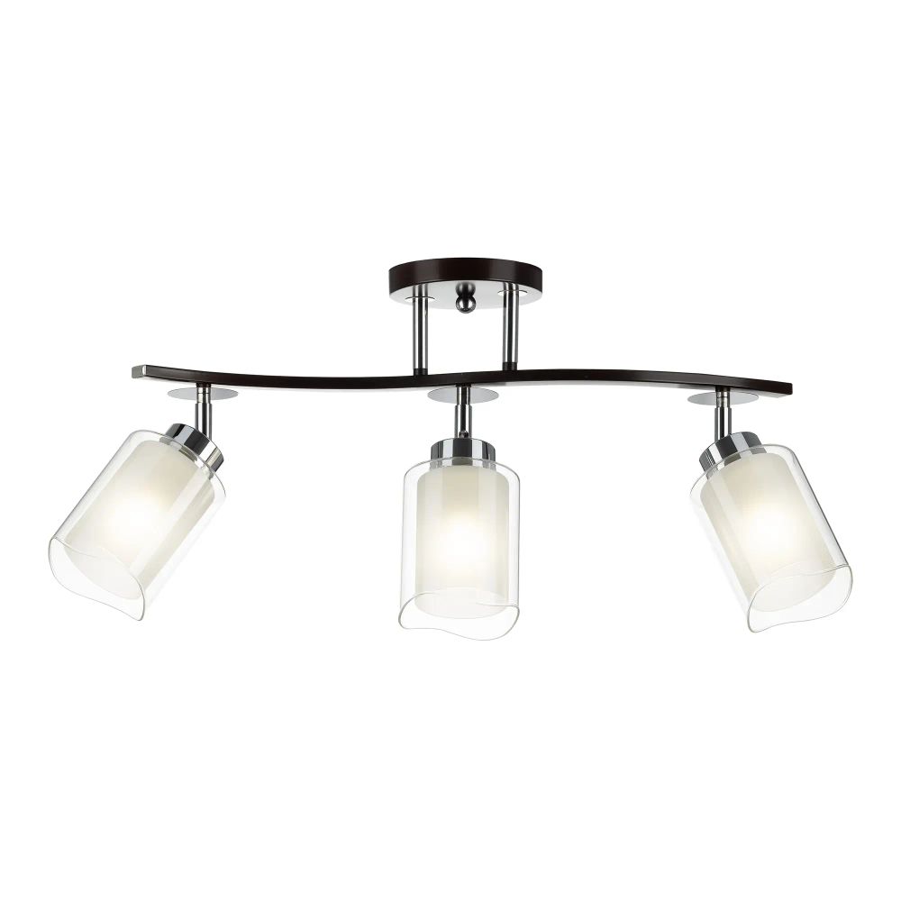 Citilux Фортуна CL156132 Люстра с поворотными плафонами Венге Хром