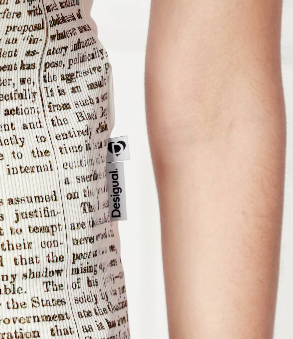 Футболка MIRNA Desigual - экрю(24SWTK10)