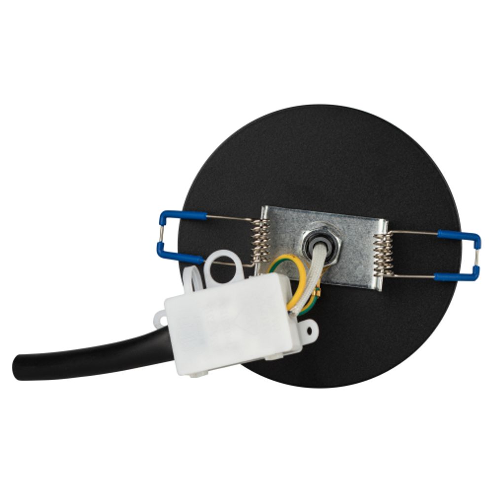 Светильник встраиваемый ЭРА DK114 BK под лампу GX53 поворотный черный | Встраиваемые светильники Для ламп GX53