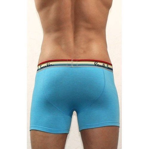 Мужские трусы боксеры завышенные голубые Paul Smith Blue